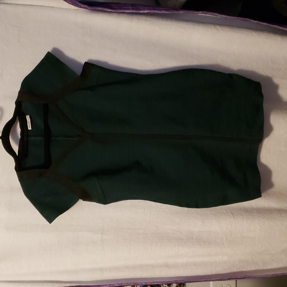 Charlotte Russe Deep Green and Black Dress